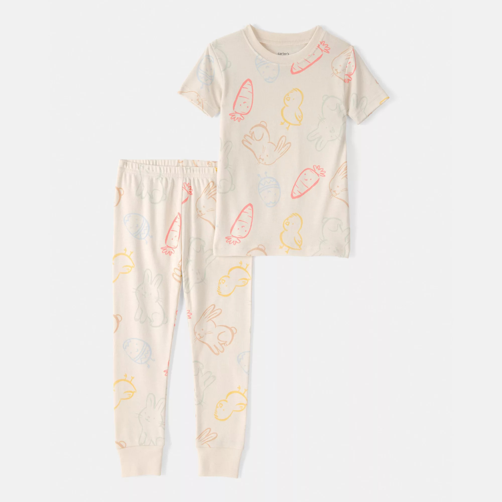 Toddler Girl Carter's Easter Bunny 2-pc. Pajama Top & Pajama Bottoms Set | Kohl's