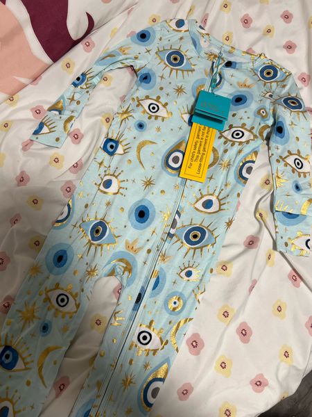 Evil eye pajamas for babygirl! So cuteeee and comfy