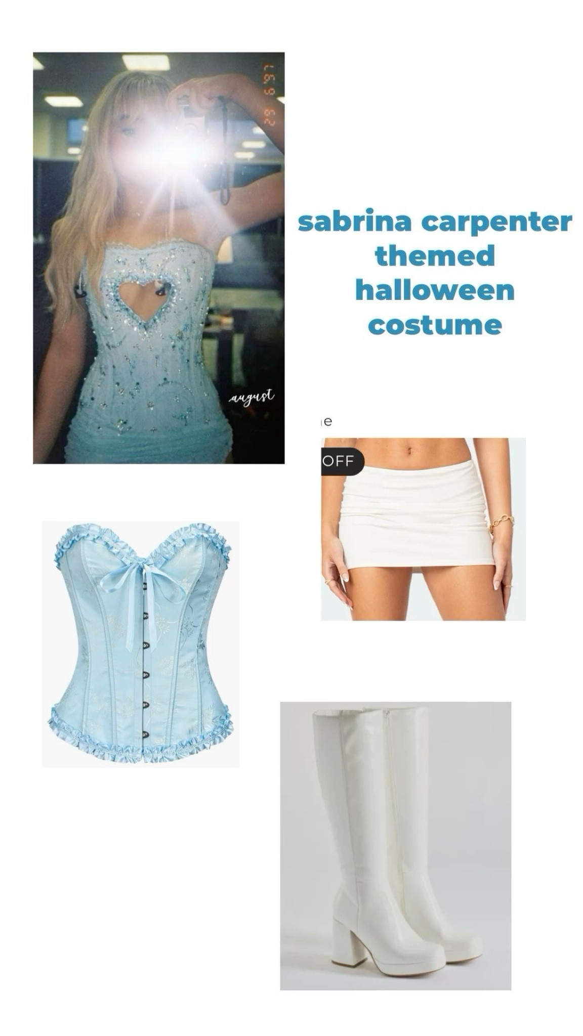 Amazon Sabrina Carpenter Halloween Costume 

Halloween costume inspo, pop star costume, halloween ideas, 2024 Halloween costume, cute girl halloween costume, blonde girl halloween costume, group costume 

#LTKstyletip #LTKautumn