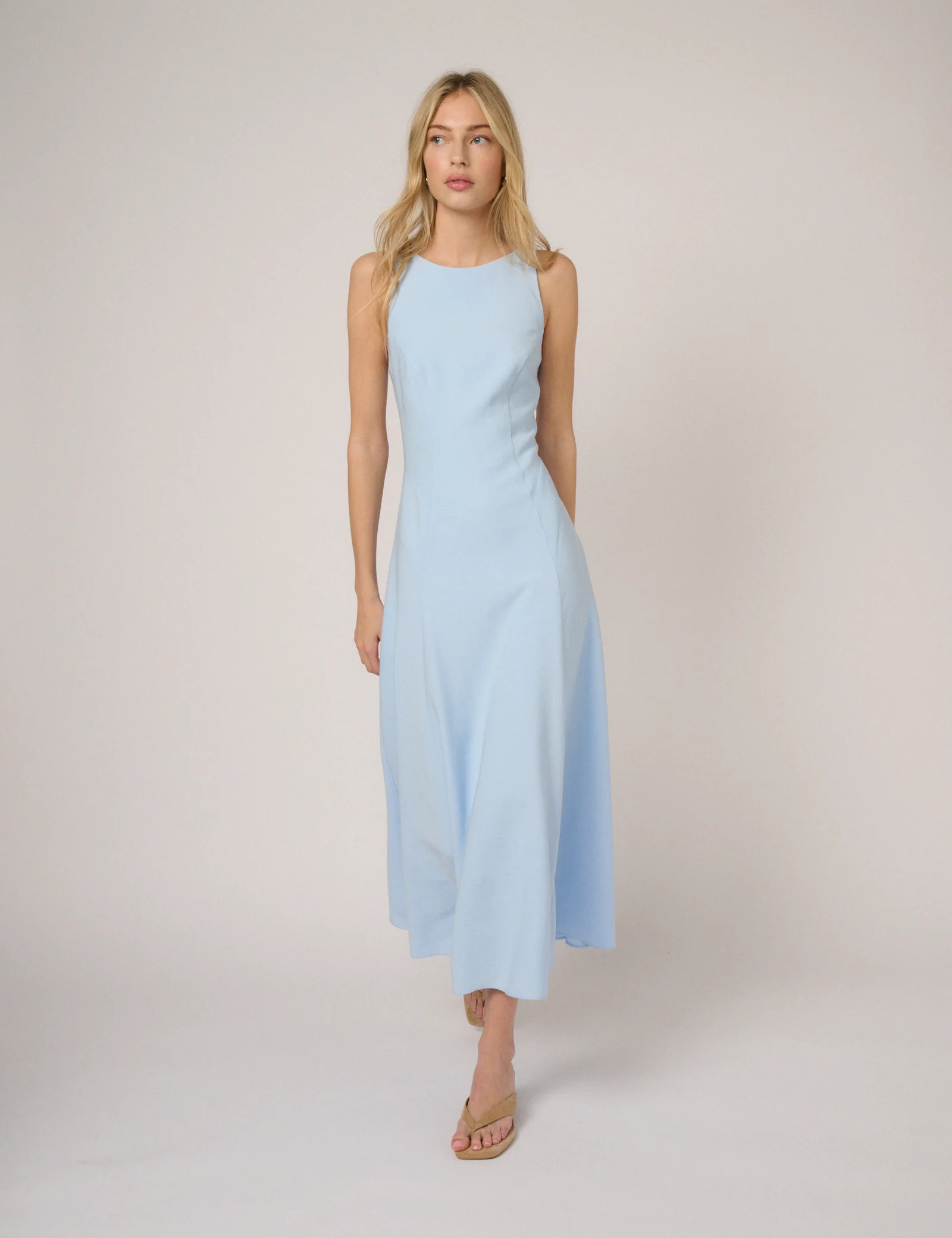 Light Blue Reign Midi Dress | Nobody's Child