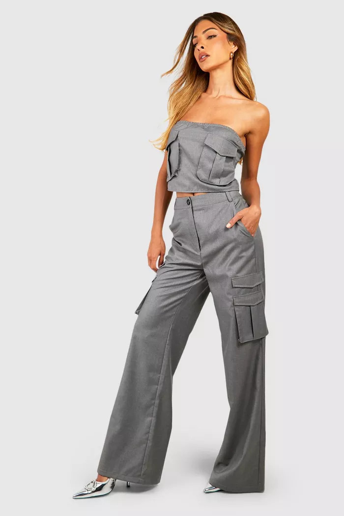 Tailored Relaxed Fit Cargo Trousers | Boohoo.com (UK & IE)