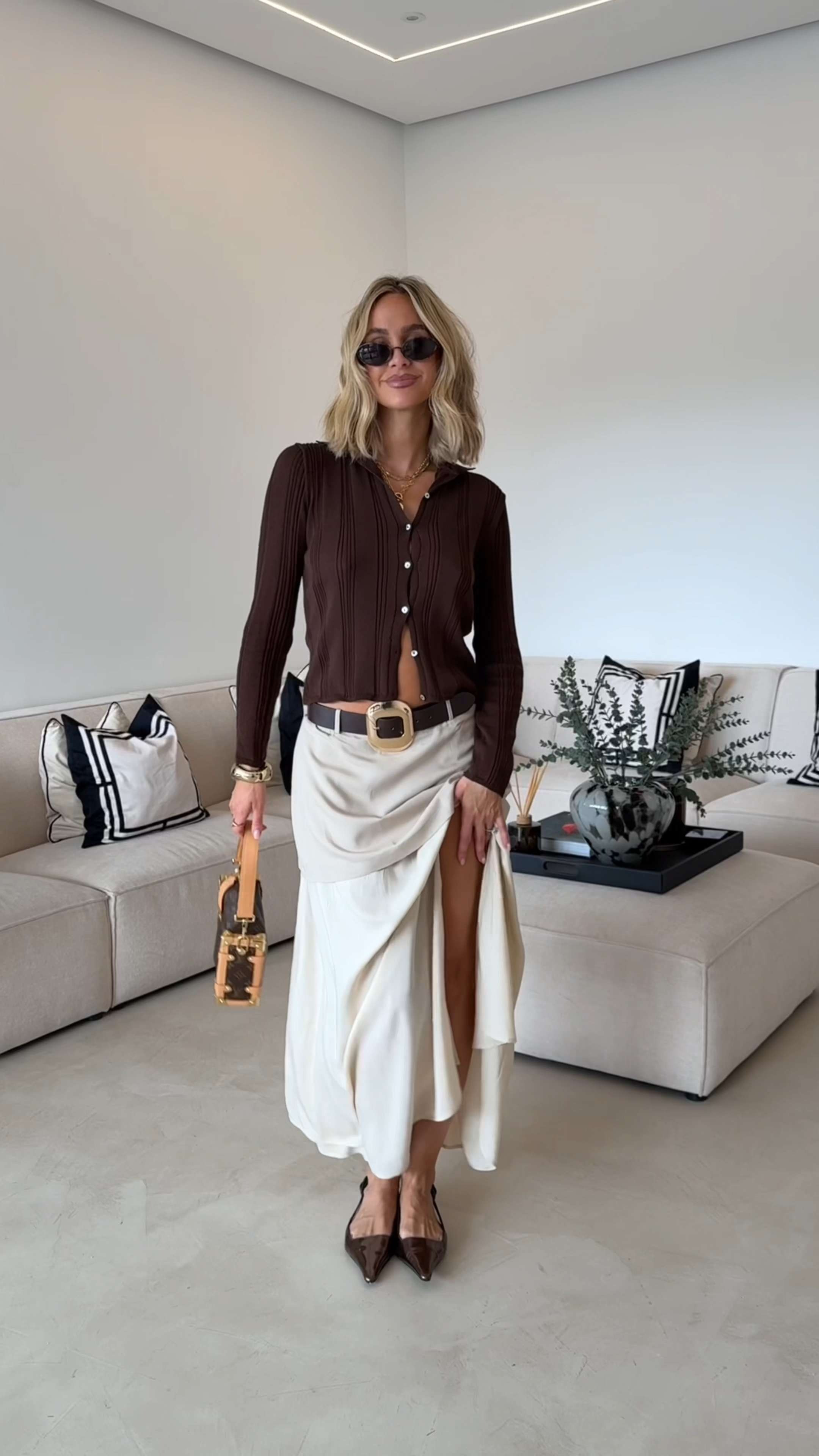 Summer looks 🤎✨

Maxi skirt, satin dress, slip dress, cardigan, white jeans, summer to autumn, autum outfit, summer outfit, Zara new-in 

 #LTKuk #LTKsummer #LTKautumn