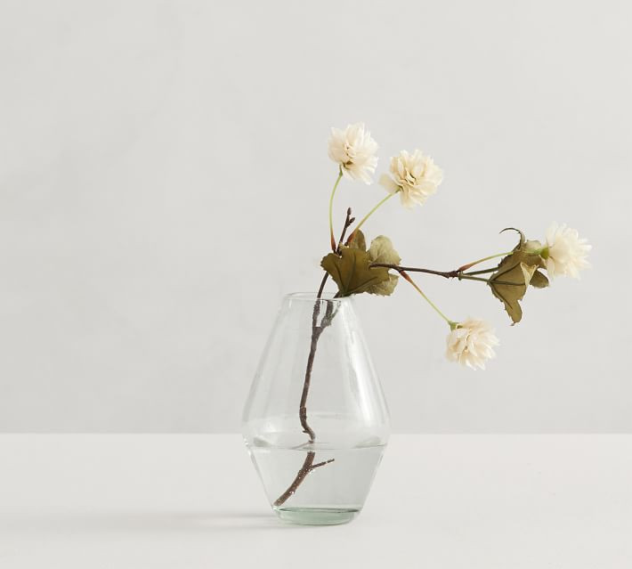 Nouvel Recycled Glass Vases, Bud | Pottery Barn (US)