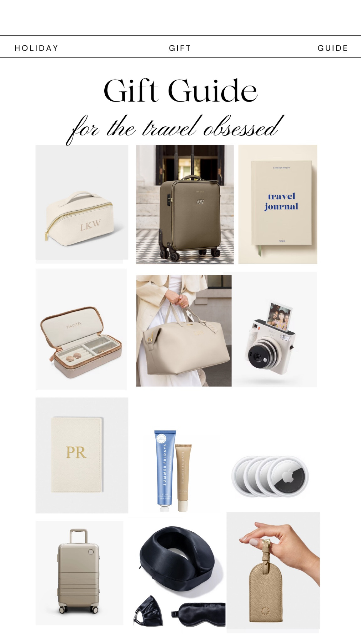 The perfect gifts for those who love to travel!!

#LTKgiftguide #LTKuk #LTKeurope