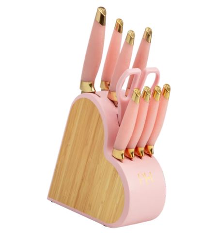 Everything PINK 💗🎀
Valentine’s Day gift ideas.

Paris Hilton 10-Piece Heart-Shaped Stainless Steel Knife Block Set, Pink
Now $49.00, from $69
You save $20.00


#LTKhome #LTKGiftGuide #LTKsalealert