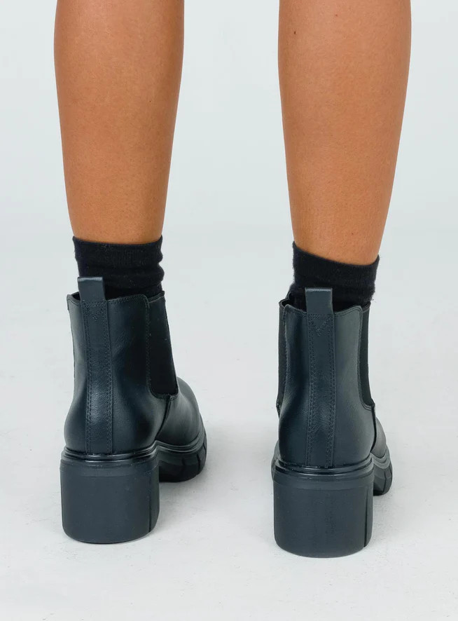 Damage Boots Black | Princess Polly US