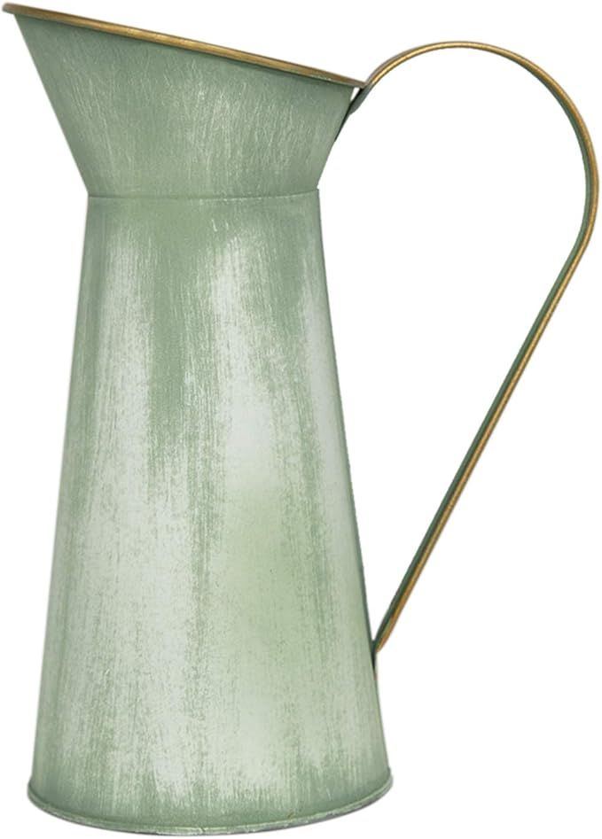 Putuo Decor Shabby Chic Metal Flower Vase, Classy Primitive French Country Farmhouse Home Decor (... | Amazon (US)