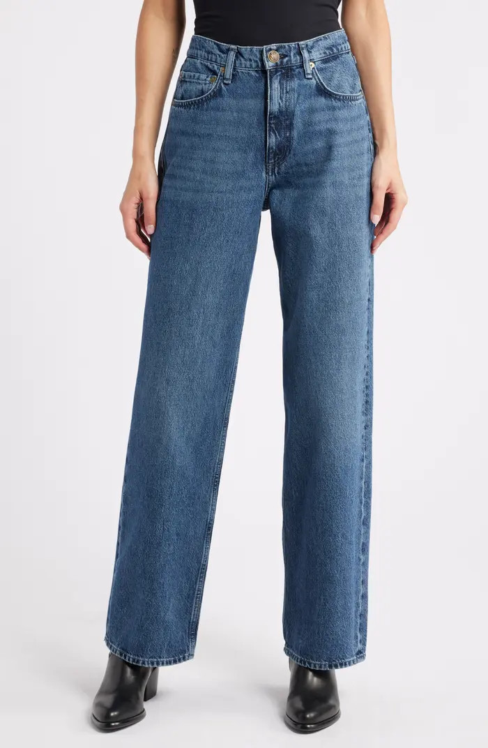 rag & bone Shea High Rise Relaxed Straight Leg Jeans | Nordstrom | Nordstrom
