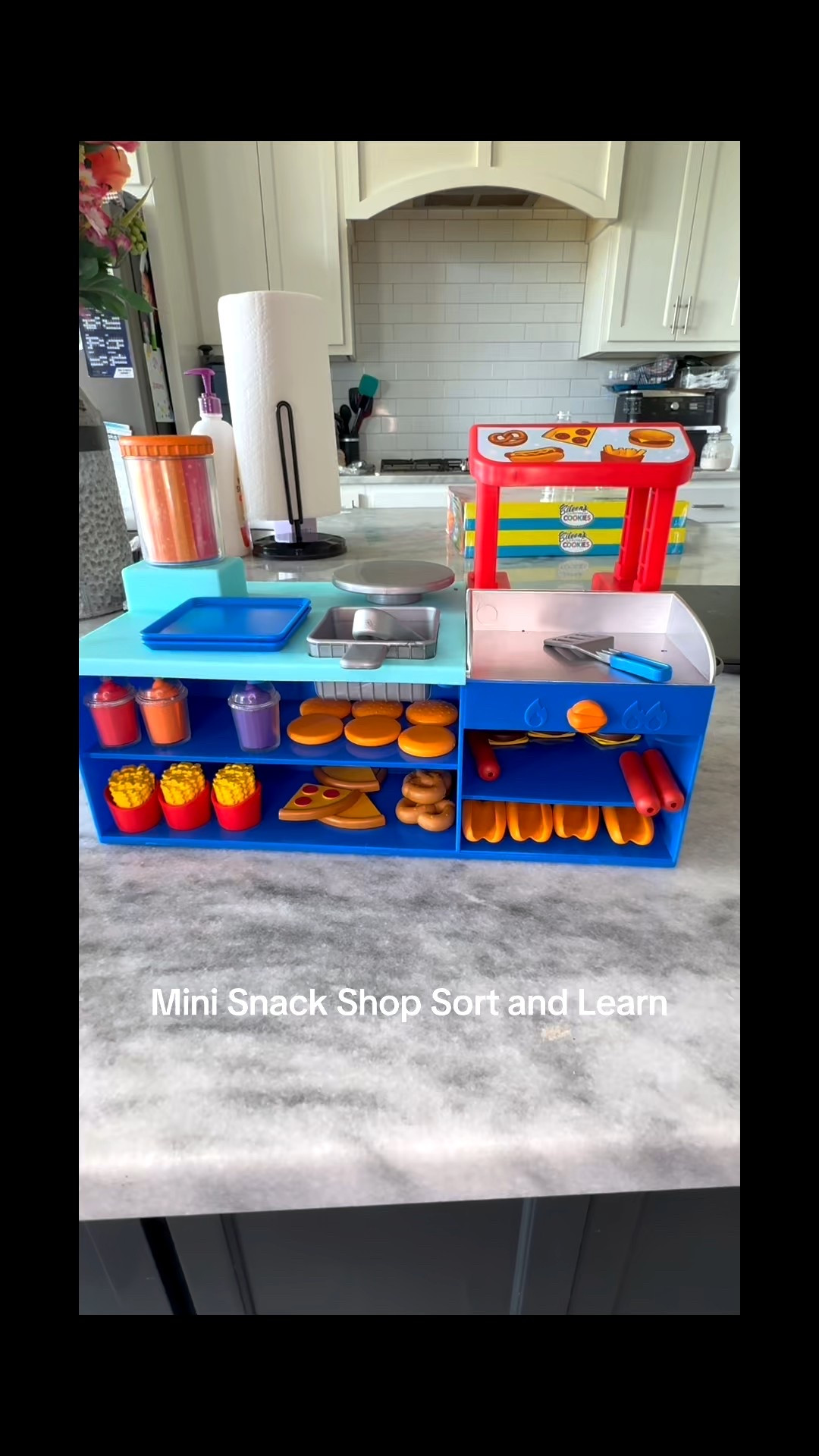 The CUTEST little Mini Snack Shop Sort and Learn is a perfect Christmas gift for young learners. Help children learn math, patterns, reading, sorting and colors. Help fine motor skills develop and engage in play. #educational #kidsgift 

#LTKFamily #LTKKids #LTKSeasonal