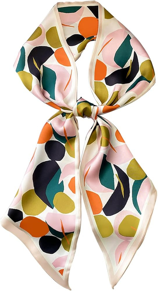 Dailyacc Hair Scarf for Women Fashion Silky Satin Headscarf Wrap Breathable Lightweight Neck Scar... | Amazon (US)