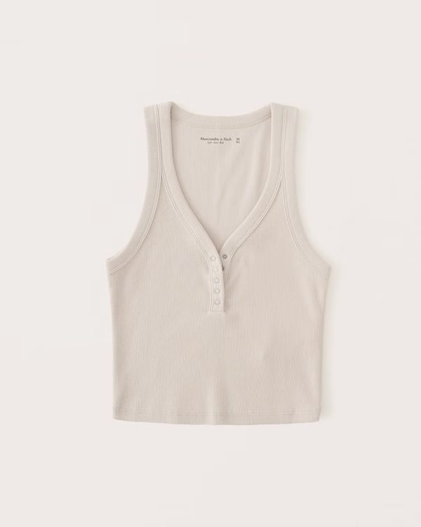 Essential Henley Tank | Abercrombie & Fitch (US)