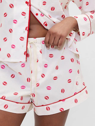 Gap × Summer Fridays Poplin Kiss PJ Boxer Shorts | Gap (US)