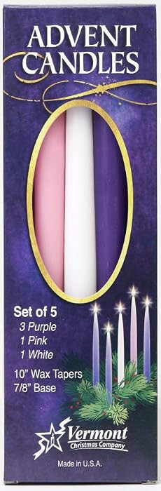 Christmas Advent Candles (Set of 5) - Made in U.S.A. | Amazon (CA)