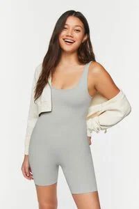 Seamless Ribbed Tank Romper | Forever 21 (US)