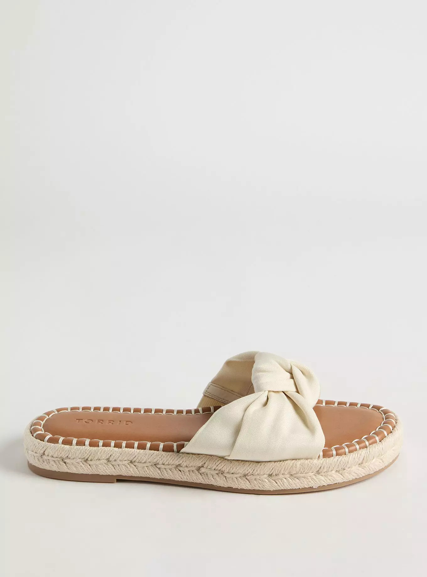 Knotted Espadrille Slide (WW) | Torrid (US & Canada)