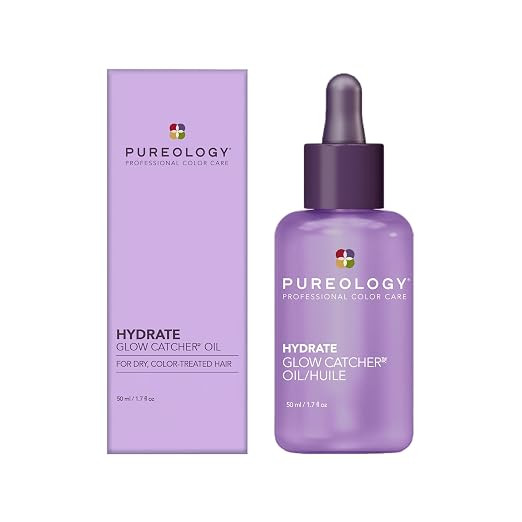 Pureology Hydrate Glow Catcher Hair Oil - Up to 72 Hours of Hydration & Shine, All Day Frizz Cont... | Amazon (US)