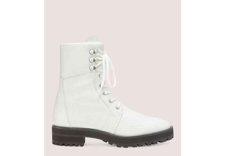 PEARLY COMBAT BOOTIE | Stuart Weitzman Outlet