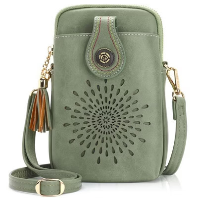 Small Crossbody Bags for Women, Lightweight Vegan Leather Cell Phone Purse, Cute Purses with Tassels | Target