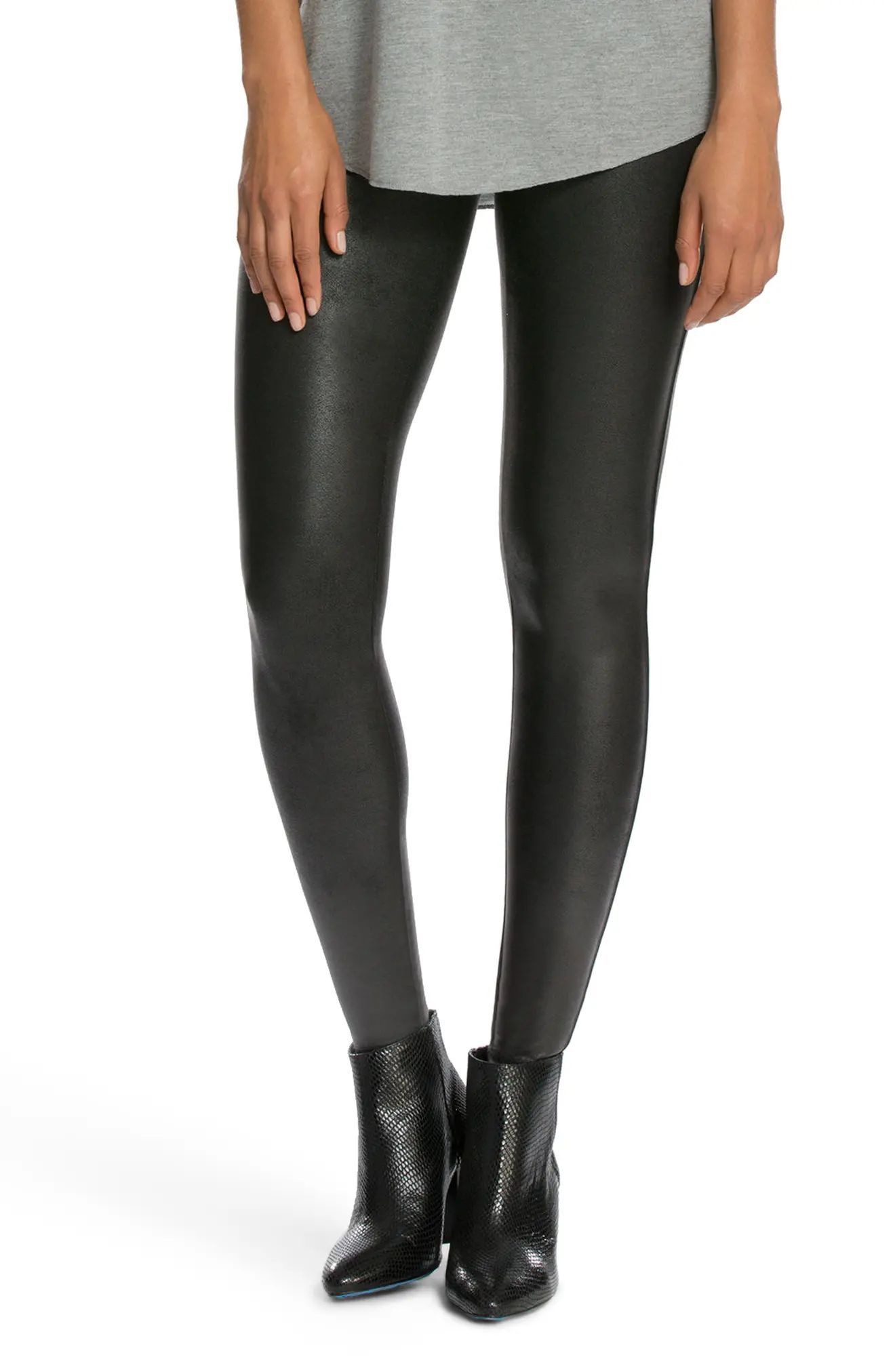 Women's Spanx Faux Leather Leggings (Regular, Petite & Plus Size) | Nordstrom