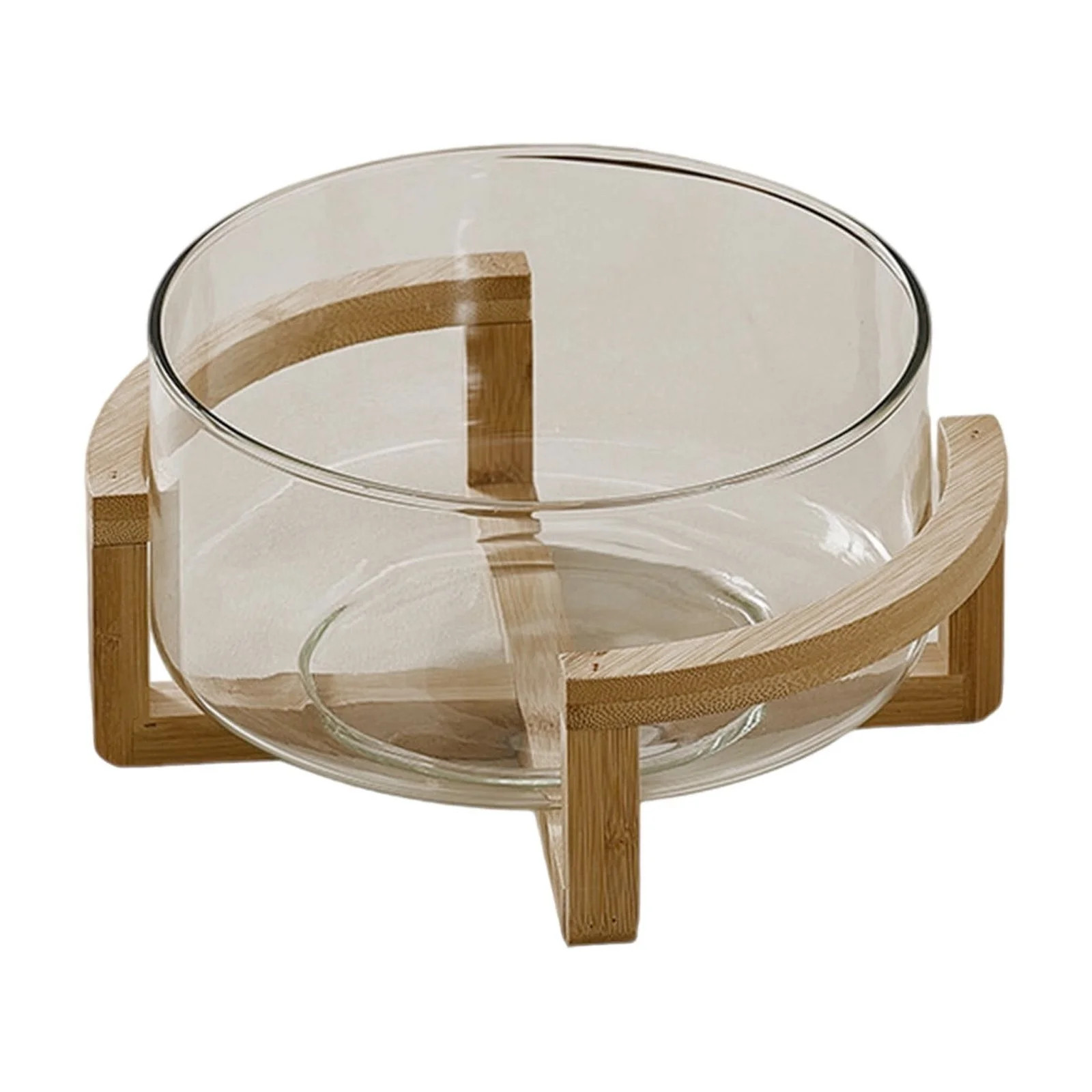Glass Salad Bowl and Utensils Large Salad Serving Bowl Set for Pasta,Fruit,Mixing Salad,Popcorn,C... | Walmart (US)