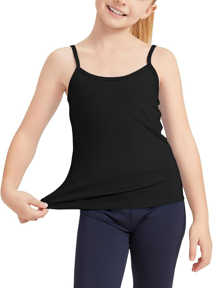 Dreammonkey Girl’s Full Sleeveless Camisole Tank Tops Kids Comfort Breathable Dance Tank Tops(A... | Amazon (US)