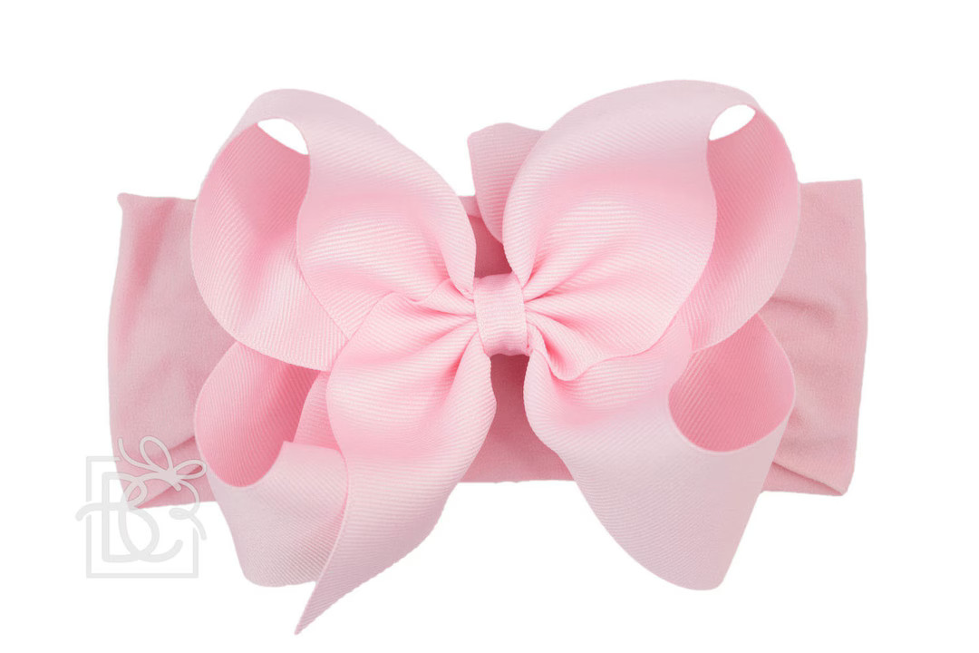 Bow on Headband Baby Girl Bow - Etsy | Etsy (US)