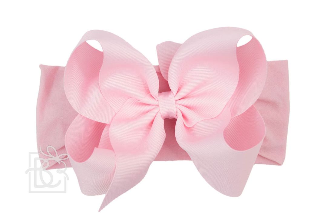 Bow on Headband Baby Girl Bow - Etsy | Etsy (US)