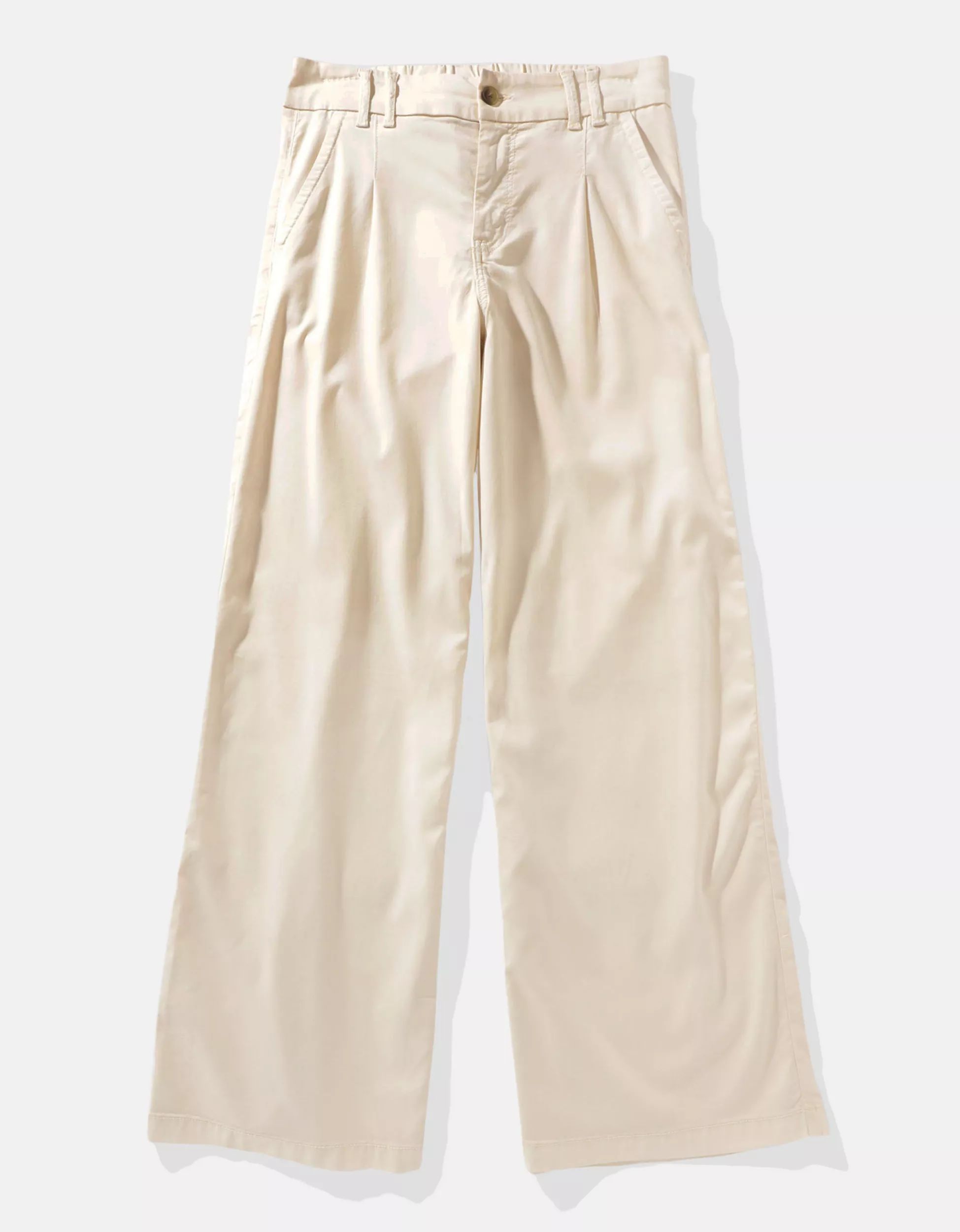 AE Stretch Super High-Waisted Baggy Wide-Leg Trouser | American Eagle Outfitters (US & CA)