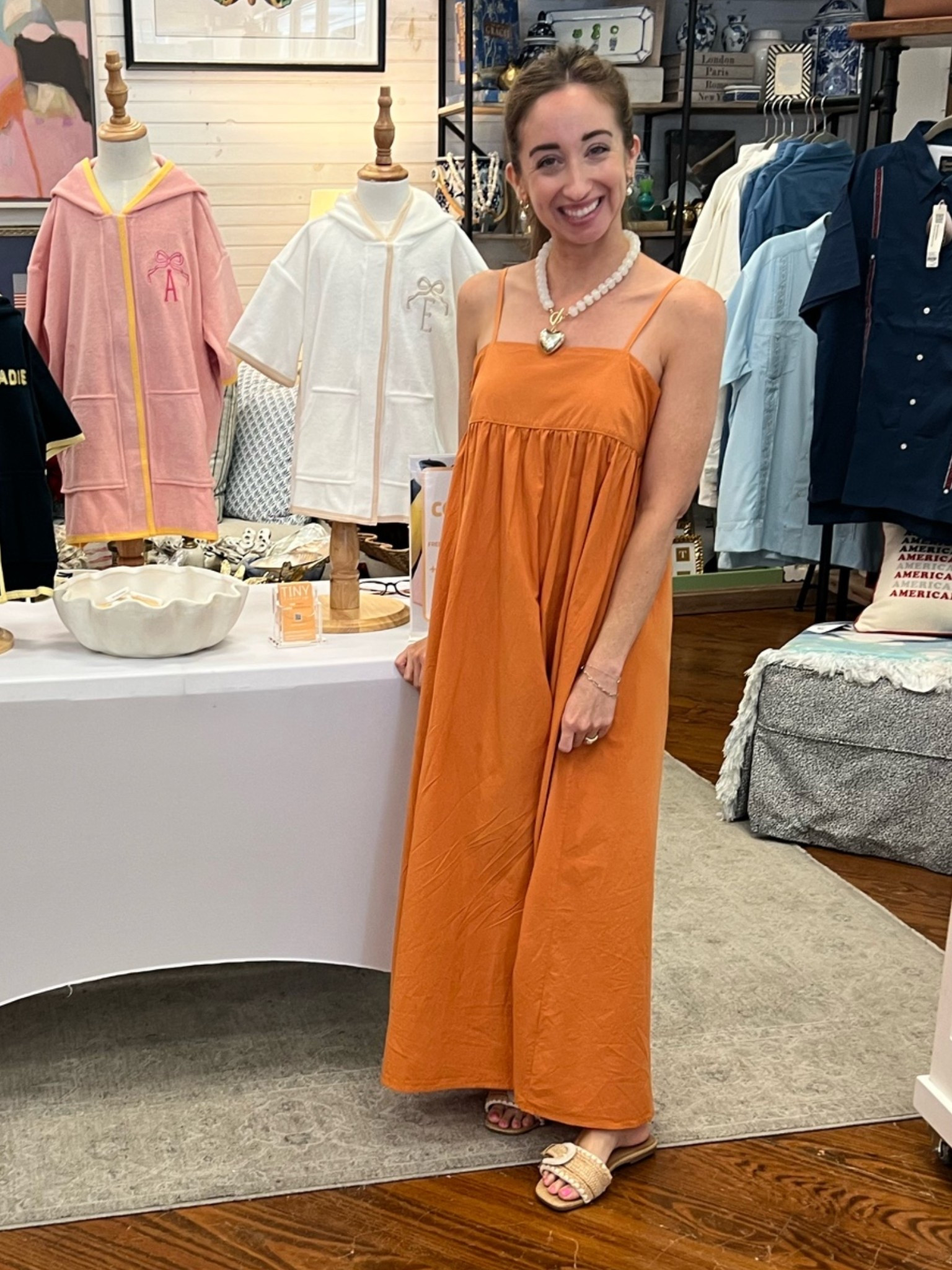 What I wore to my pop-up shop day 1! Madi Sun dress from Amazon with a chunky necklace

#LTKWorkwear #LTKootd #LTKPetite