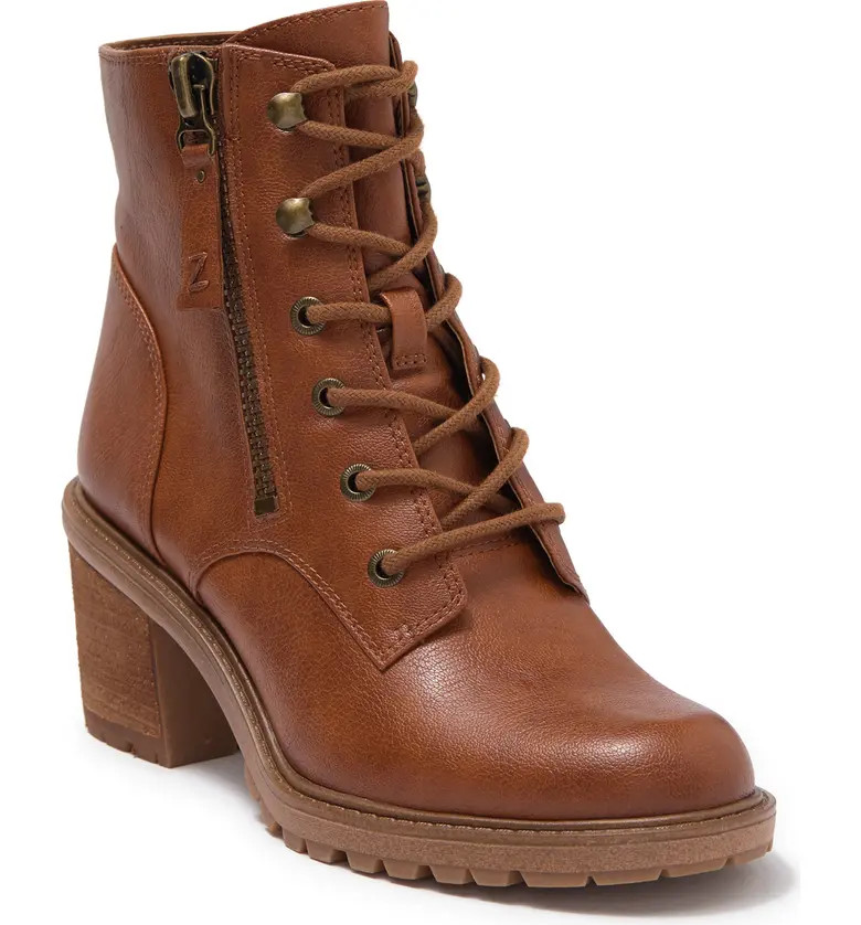 Gaige Lace-Up Block Heel Ankle Bootie | Nordstrom Rack