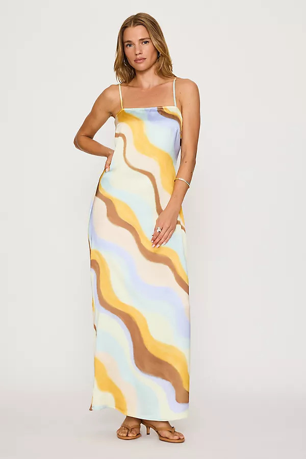 4th & Reckless Serra Satin Maxi Slip Dress | Anthropologie (UK)
