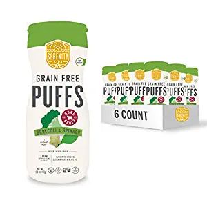 Serenity Kids 6+ Months Grain Free Puffs Toddler & Baby Snack | No Added Sugar, Gluten & Rice Fre... | Amazon (US)