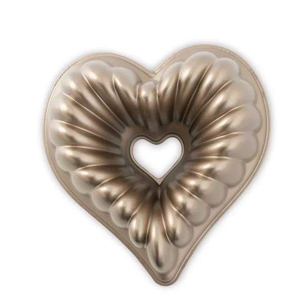 Nordic Ware Elegant Heart Bundt®, Cast Aluminum, Lifetime Warranty, 10 Cup, 11" X 10.44" X 3.88"... | Walmart (US)