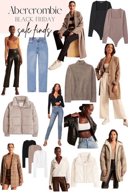 Abercrombie Black Friday sale picks: blazer, puffer coat, denim jeans, basics, leather pants 

#LTKsalealert #LTKCyberweek #LTKHoliday