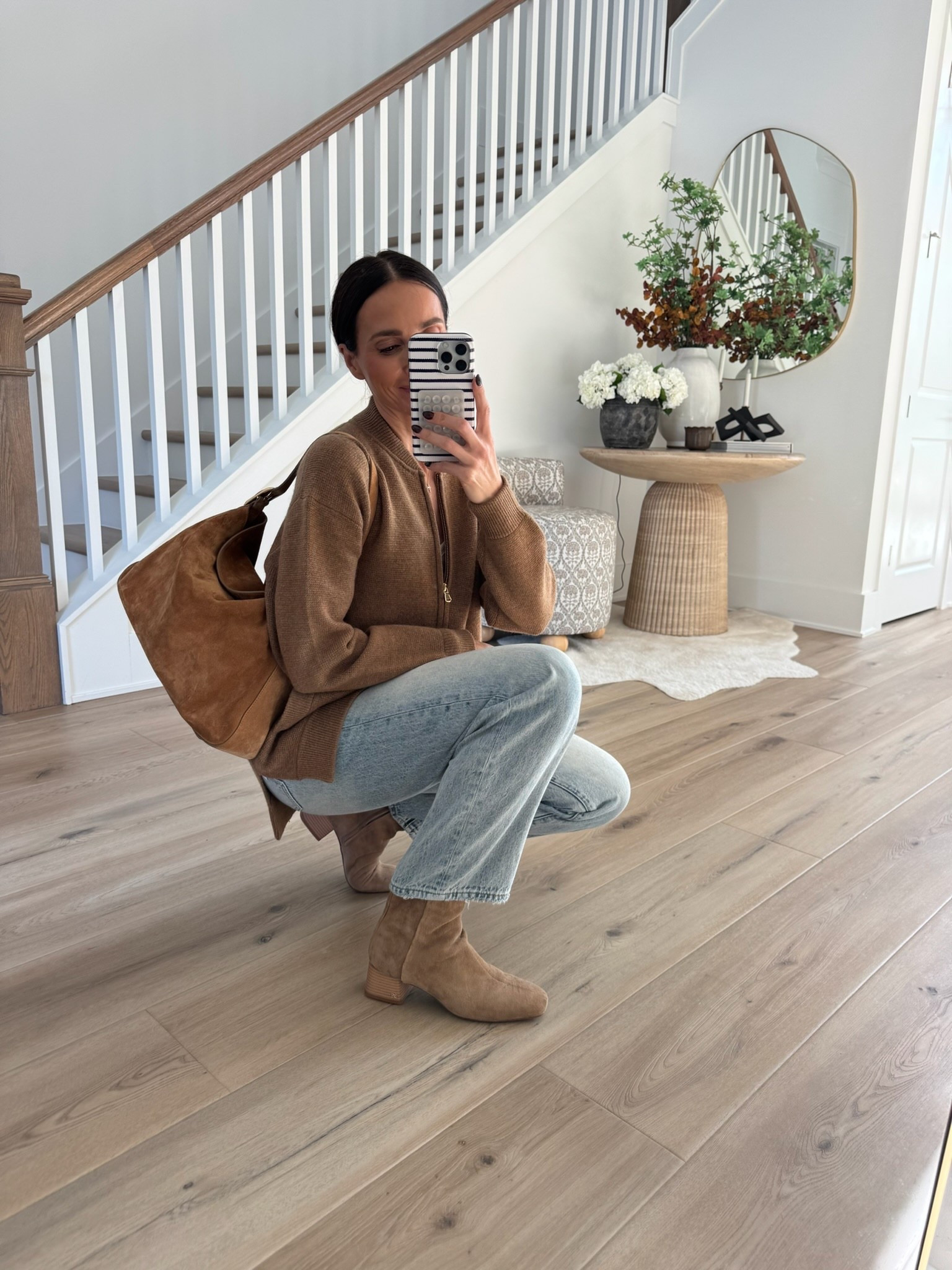 Suede is trending for fall, brown accessories, fall outfit, Annabrstyle

#LTKSeasonal #LTKOver40 #LTKStyleTip