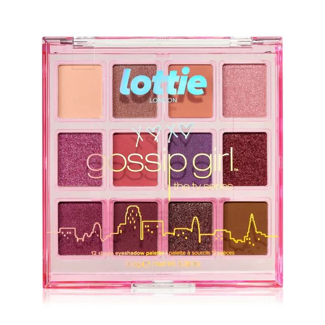 Lottie London x Gossip Girl Eyeshadow palette, You Know You Love Me, 0.38 oz | Walmart (US)