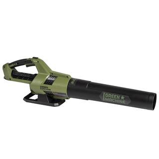 Green Machine 62-Volt 112 MPH 600 CFM Lithium-Ion Brushless Cordless Handheld Leaf Blower (Tool-O... | The Home Depot