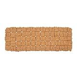 Amazon.com: Creative Co-Op Woven Natural Coir Sailor's Knot Double Doormat, 48" L x 16" W x 1" H ... | Amazon (US)