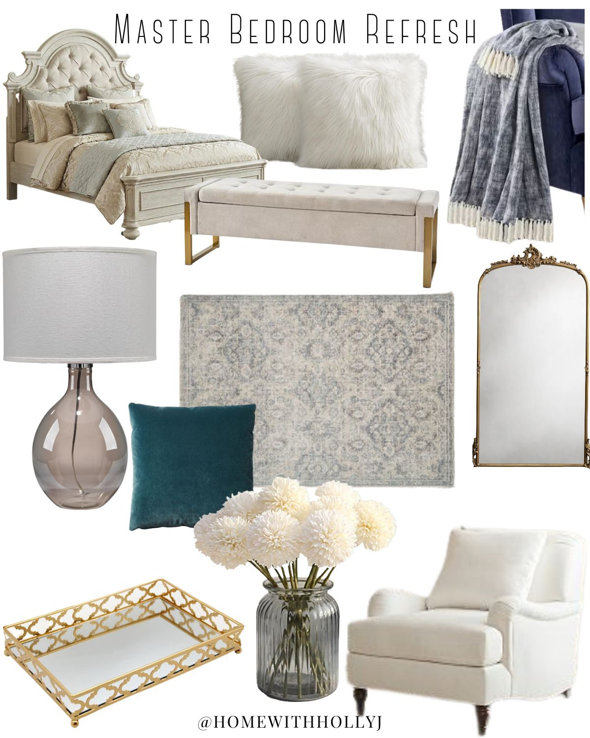 Master bedroom refresh 🤍✨ Cozy neutrals, soft textures, gold accents, and timeless pieces for the ultimate luxury bedroom look. Loving this elegant mix of quiet luxury + modern classic style.

Tap to shop the full bedroom refresh on LTK 🛍️ Save for your next bedroom makeover + follow for more cozy home inspo!

#ltkhome #bedroomdecor #masterbedroom #homedecor #neutraldecor #cozyhome #luxuryinteriors #bedroominspo #quietluxury #homeinspo #modernclassic #eleganthome #interiordesign #shopthelook #viralhome #homewithhollyj #shophollyjhome 

 #LTKdayinmylife #LTKmomlife #LTKHome