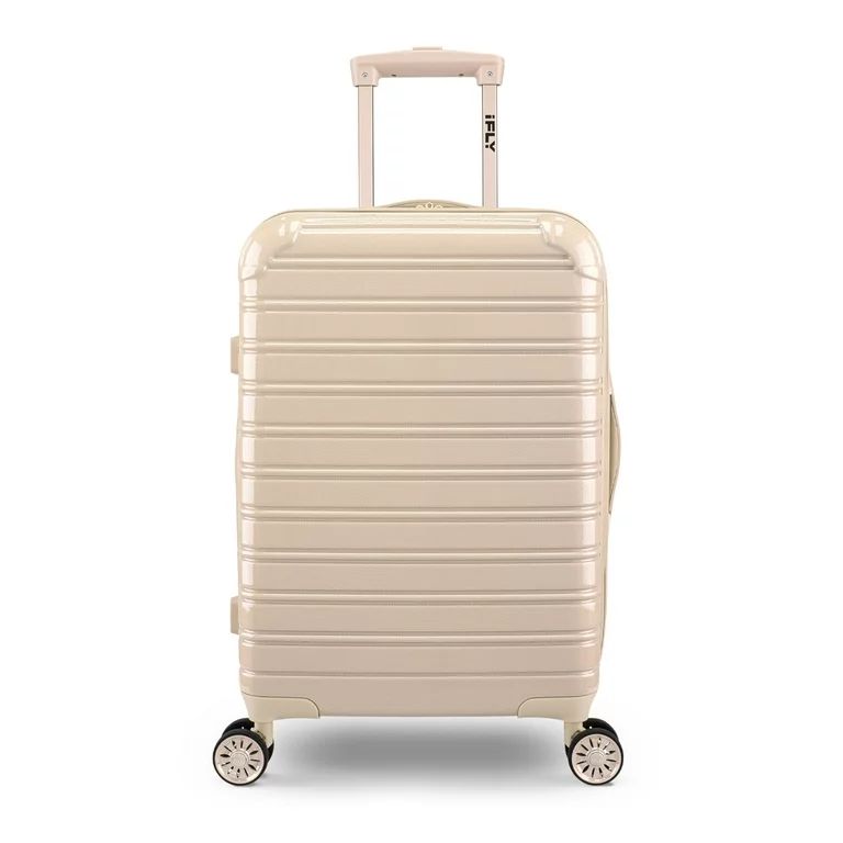 iFLY Hardside Fibertech Luggage 20" Carry-on Luggage, Champagne | Walmart (US)