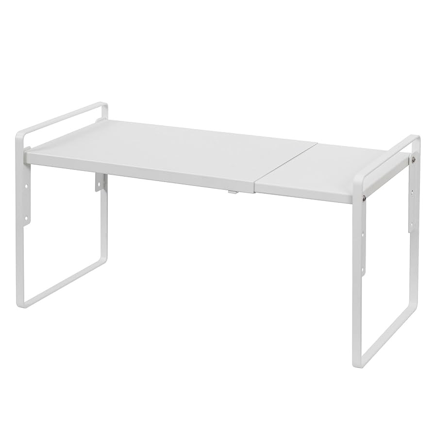 Nxconsu Cabinet Shelf Expandable Height Adjustable Organizer Riser for Kitchen Cabinet Pantry Cup... | Amazon (US)