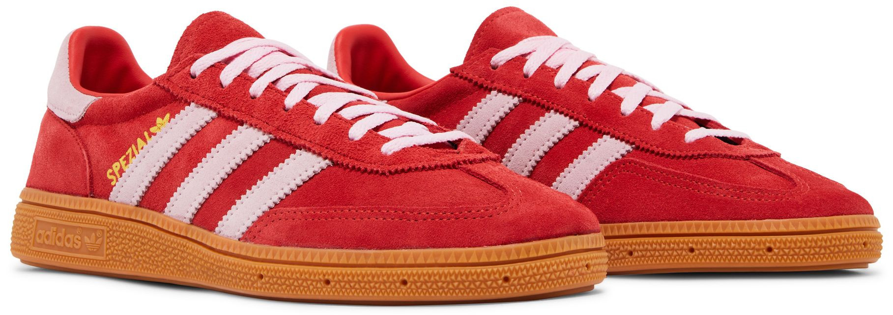Buy Wmns Handball Spezial 'Bright Red Clear Pink' - IE5894 | GOAT | GOAT