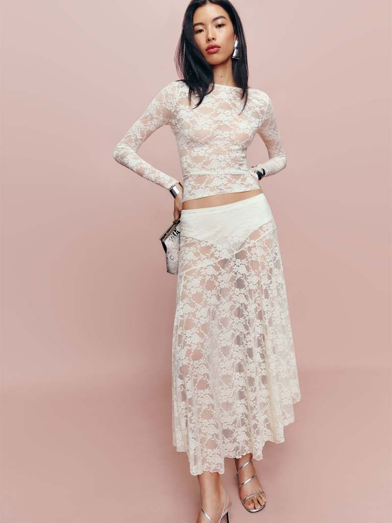 Mirabelle Knit Skirt | Reformation (Global)