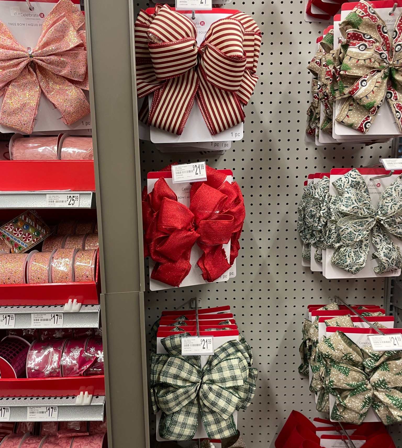 Saw these bows in store & am still thinking about the red ticking stripe one! 😍 

Christmas bows. Christmas finds. Canadian Christmas decor. 

#LTKsale #LTKhome #LTKcanada