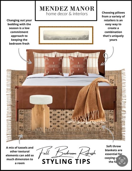 I’m so excited that it’s finally time to get fall ready! Taking a look back at this fall bedroom refresh guide we made last year. A few of the items are out of stock, so we’ve linked some similar items here. The pillows and blankets are all still available though, and they make for such a cute and easy way to step into the season! 🍂

#falldecor #fallbedding #fallthowpillow #seasonaldecor #neutralseasonaldecor

#LTKhome #LTKstyletip #LTKSeasonal