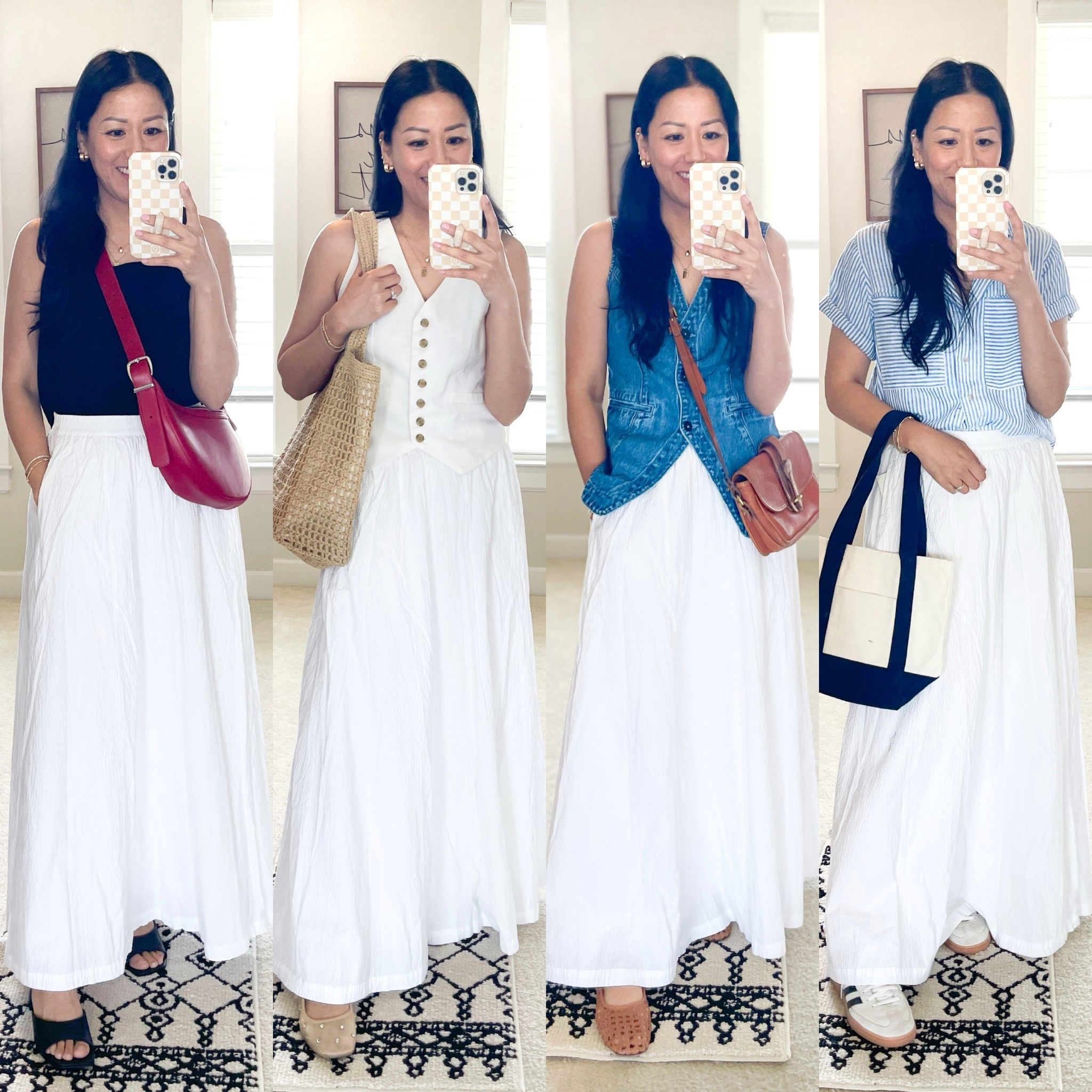 Say hello to purchase #16 of 2025!
I’m loving this maxi skirt from Target! 
It’s fully lined, has an elastic waistband and has pockets! I just placed an order for the black color to try too. For color lovers it also comes in red! 😍

It has a relaxed fit and quite a bit of stretch so you could size down but I got the XS which is the smallest size available and I’m happy with the fit. 

It has a seersucker texture and it’s not flimsy at all. It’s more substantial and has some weight to it but not too heavy if that makes sense, so can be worn year round! It is 99% cotton and 1% spandex which I’m happy about. Oh and did I mention that it’s only $30?! 

#LTKSaleAlert #LTKOver40 #LTKFindsUnder50