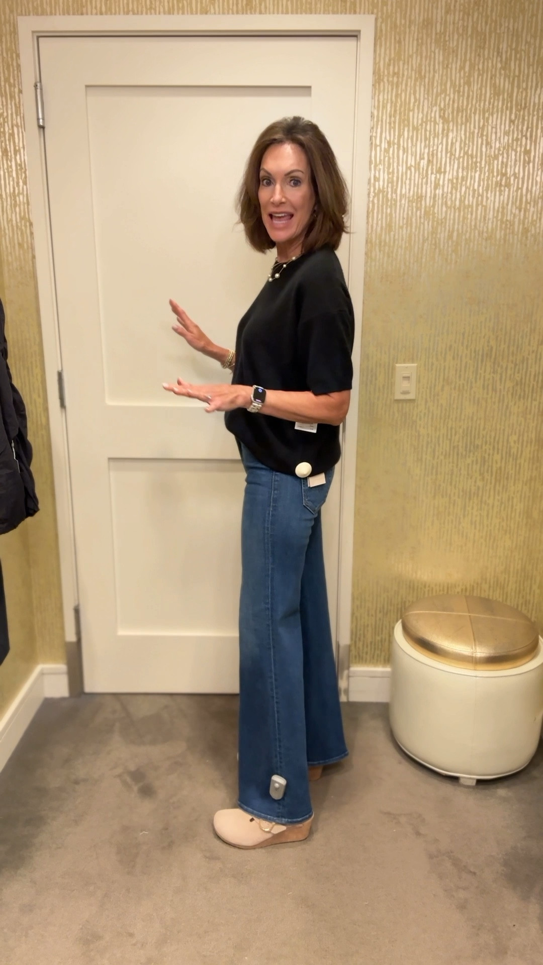 Linking a similar short sleeve sweater and jeans. My exact style is sold out 

#LTKSaleAlert #LTKStyleTip #LTKOver40