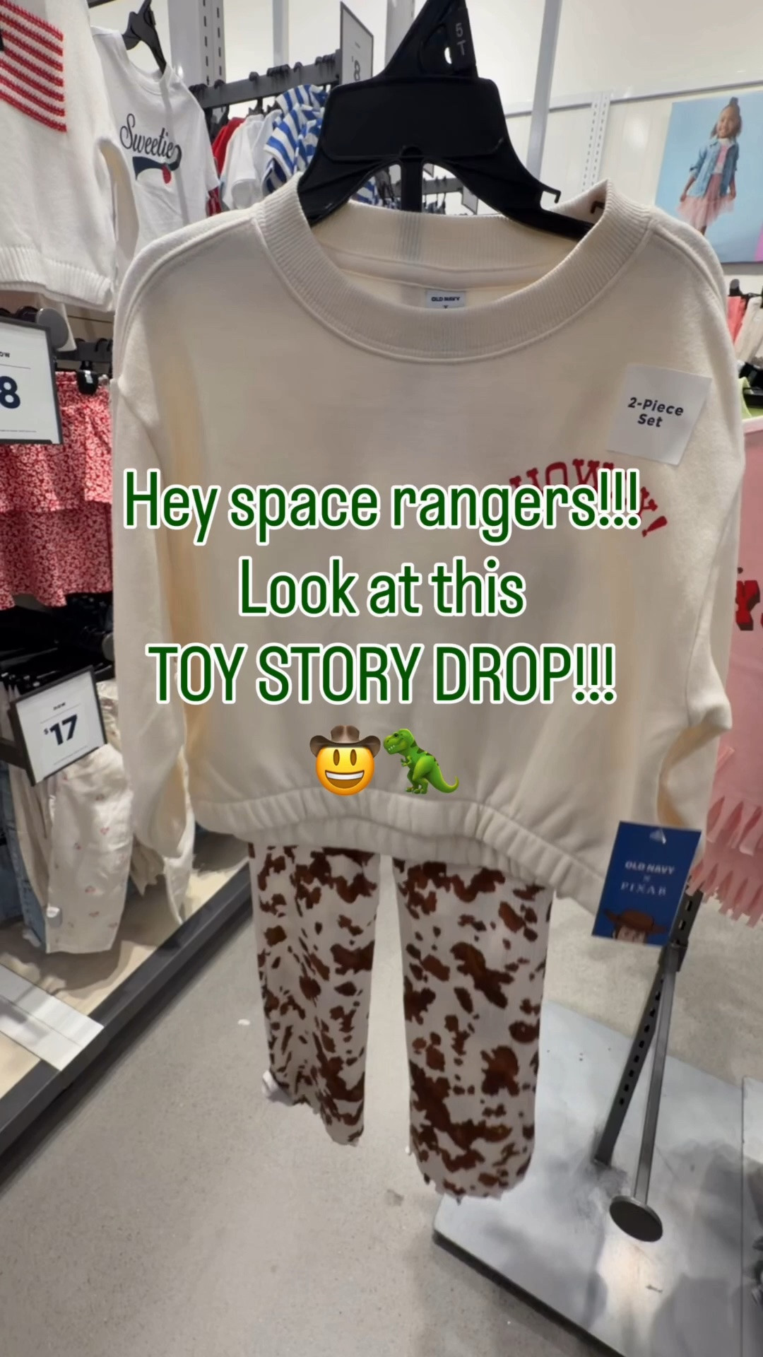 Love this Toy Story drop!!!! Obsessed with the Jesse cow print skirt!! 

Old navy 
Toy Story 5
Toy Story 
Pixar 
Disney outfits 
Disney style
Disney outfit ideas

#LTKootd #LTKKids #LTKSeasonal
