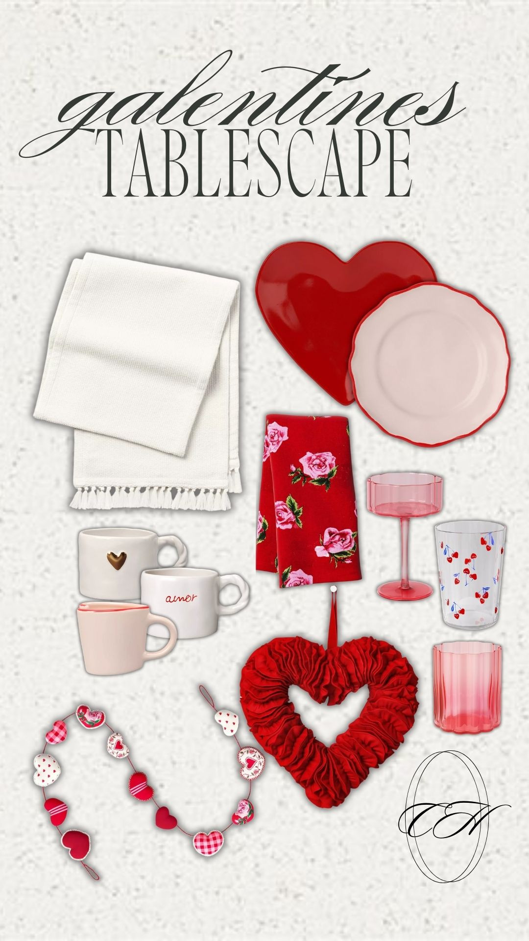 Galentine's Day Tablescape💘✨

galentines day, valentines day, tablescape, seasonal decor, wreath, plates, cups, tumbler, mugs, table runner, soon to be mom Caleigh Hardy 

 #LTKSeasonal #LTKHome #LTKFindsUnder100