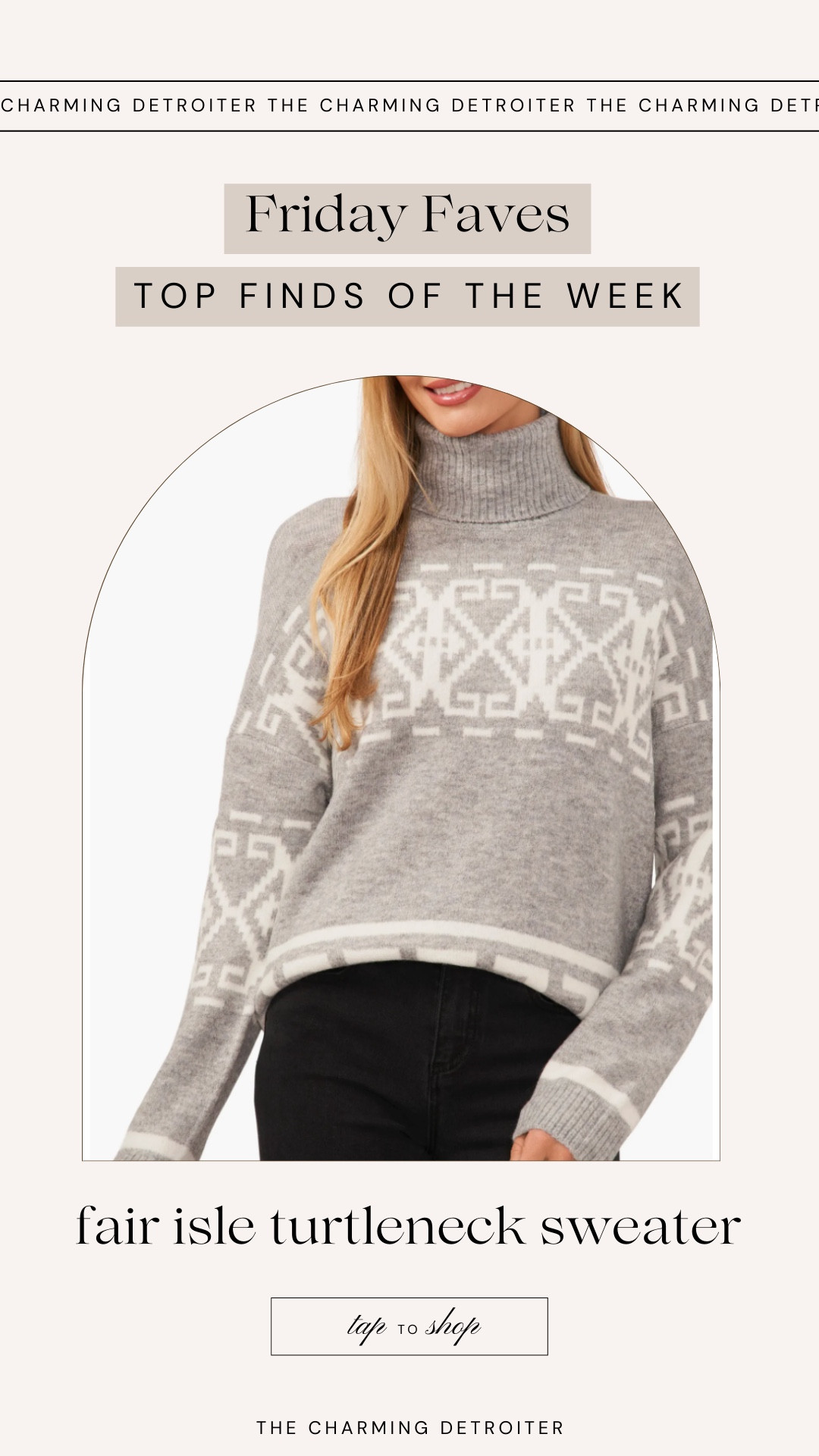 One of my favorite Christmas gifts was this fair isle sweater and it’s on sale now! 👍

#LTKSaleAlert #LTKSeasonal
